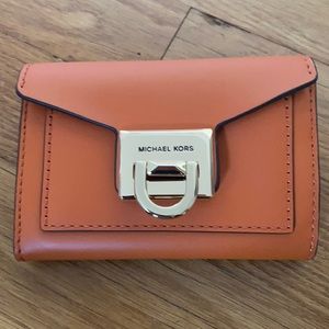Michael Kors Mini Wallet in Orange